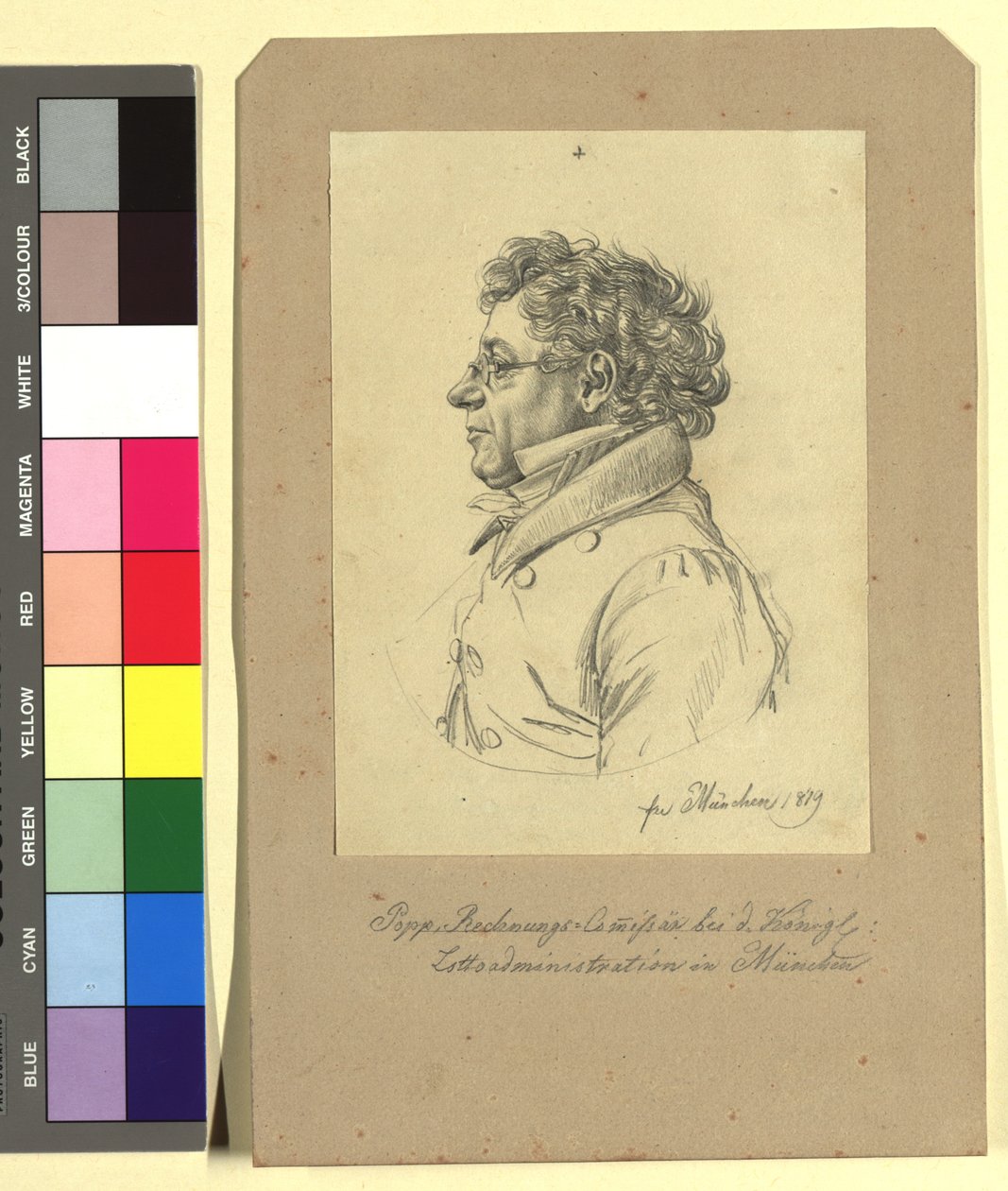 Herra von Popp (Münchenin kuninkaallisen lottohallinnon laskentakomissaari) tekijältä Johann Adam Klein