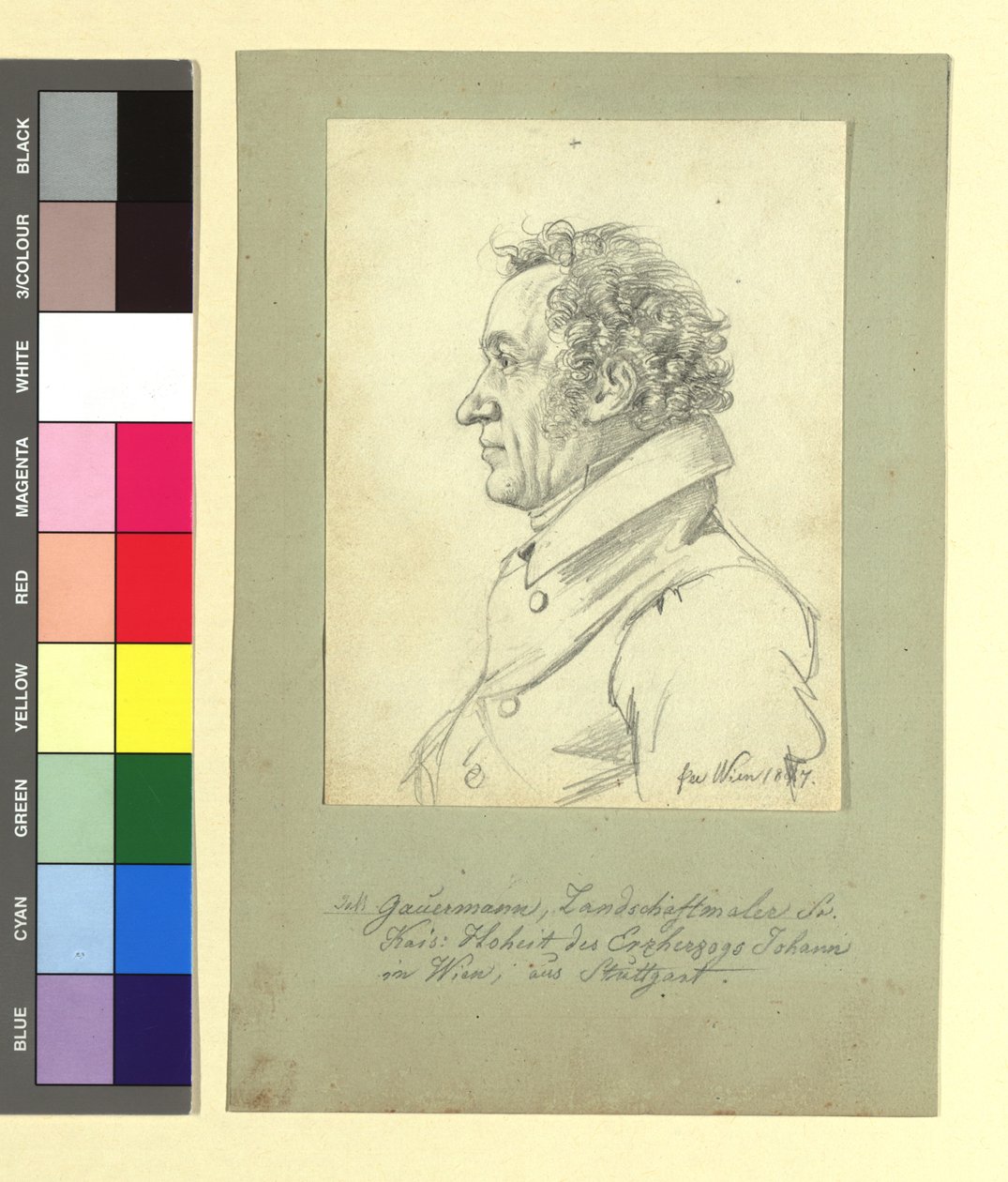 Jakob Gauermann (1773–1843), taidemaalari tekijältä Johann Adam Klein