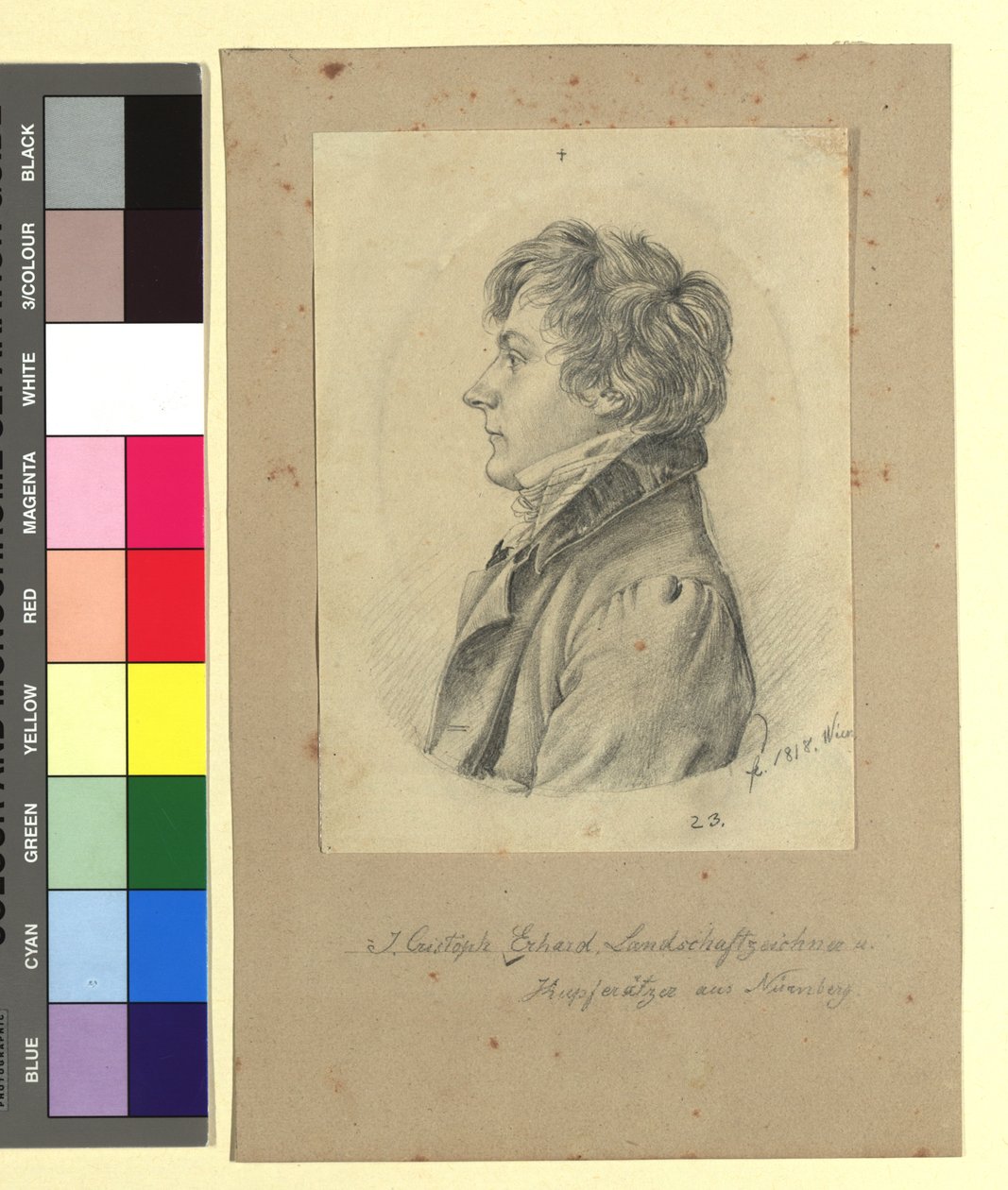 Johann Christoph Erhard (1795-1822), taidemaalari tekijältä Johann Adam Klein