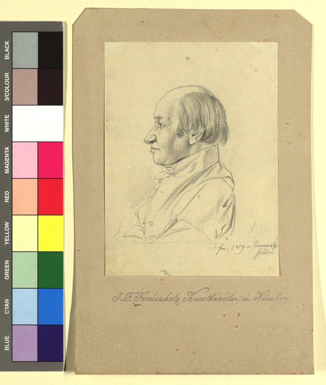 Johann Friedrich Frauenholz (1758–1822), taidekauppias Nürnbergissä tekijältä Johann Adam Klein