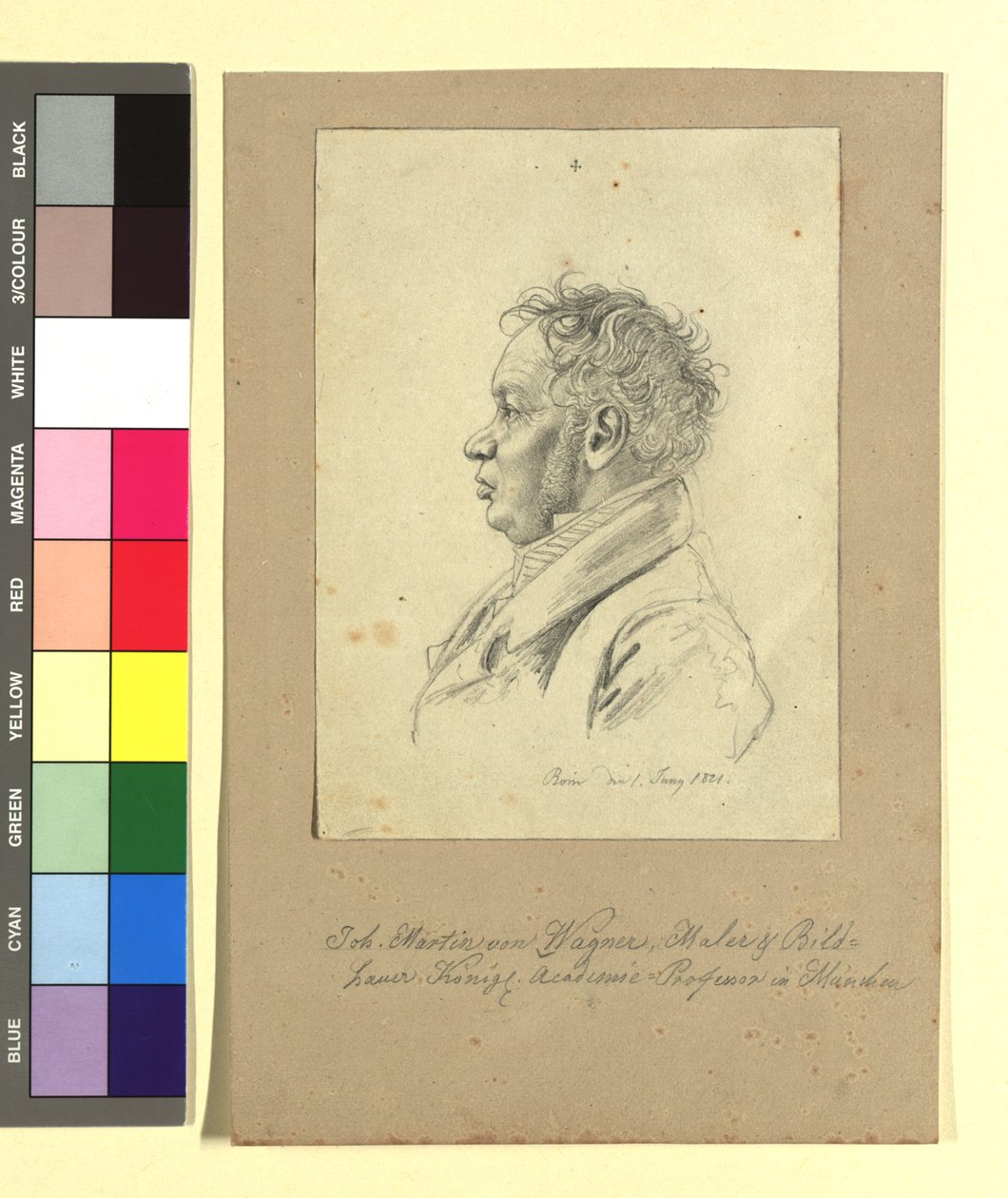 Johann Martin von Wagner (1777-1868), taidemaalari tekijältä Johann Adam Klein