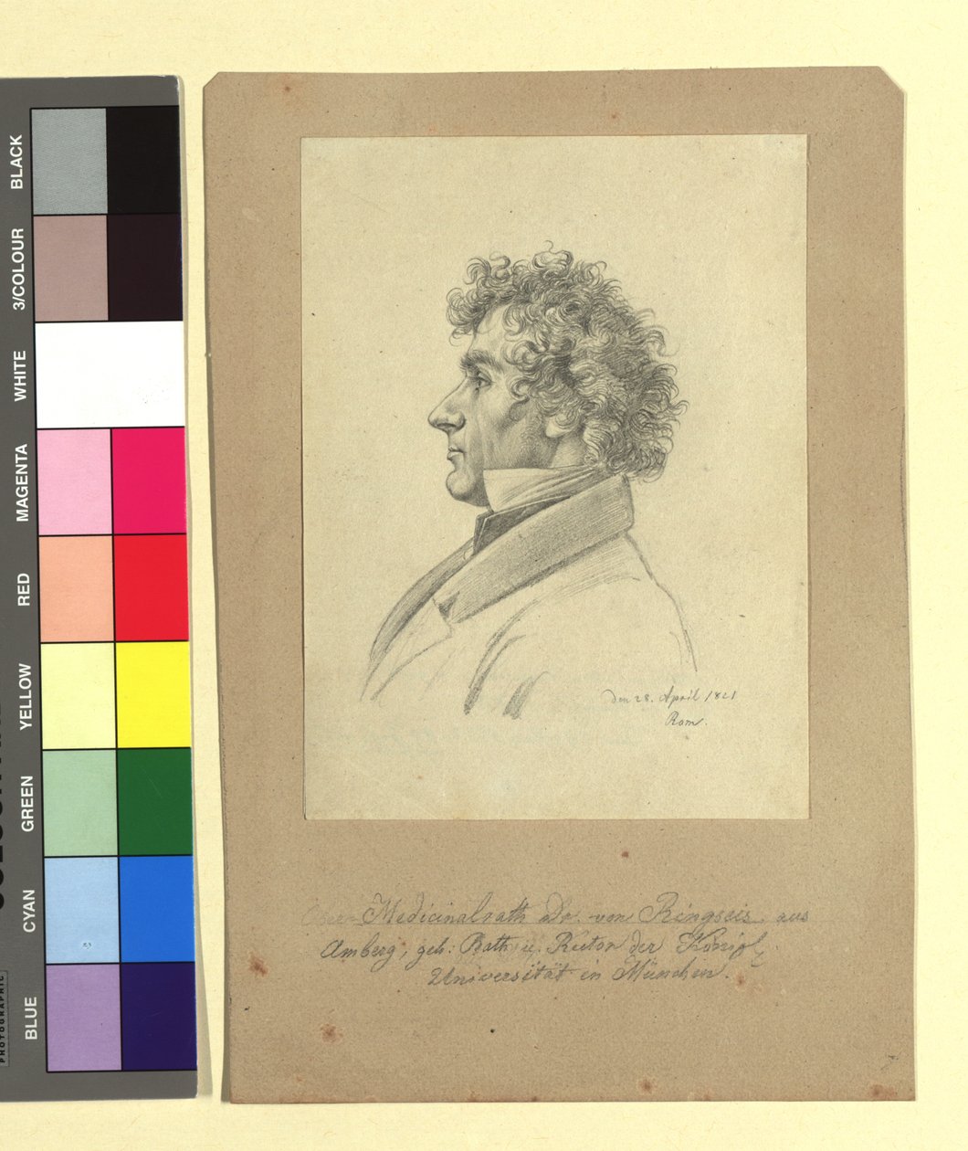 Johann Nepomuk von Ringseis (1785-1880), lääkäri, rehtori tekijältä Johann Adam Klein