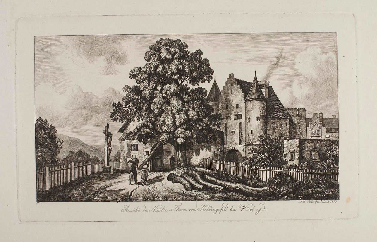 Heidingsfeldin Nicolai-portti tekijältä Johann Adam Klein