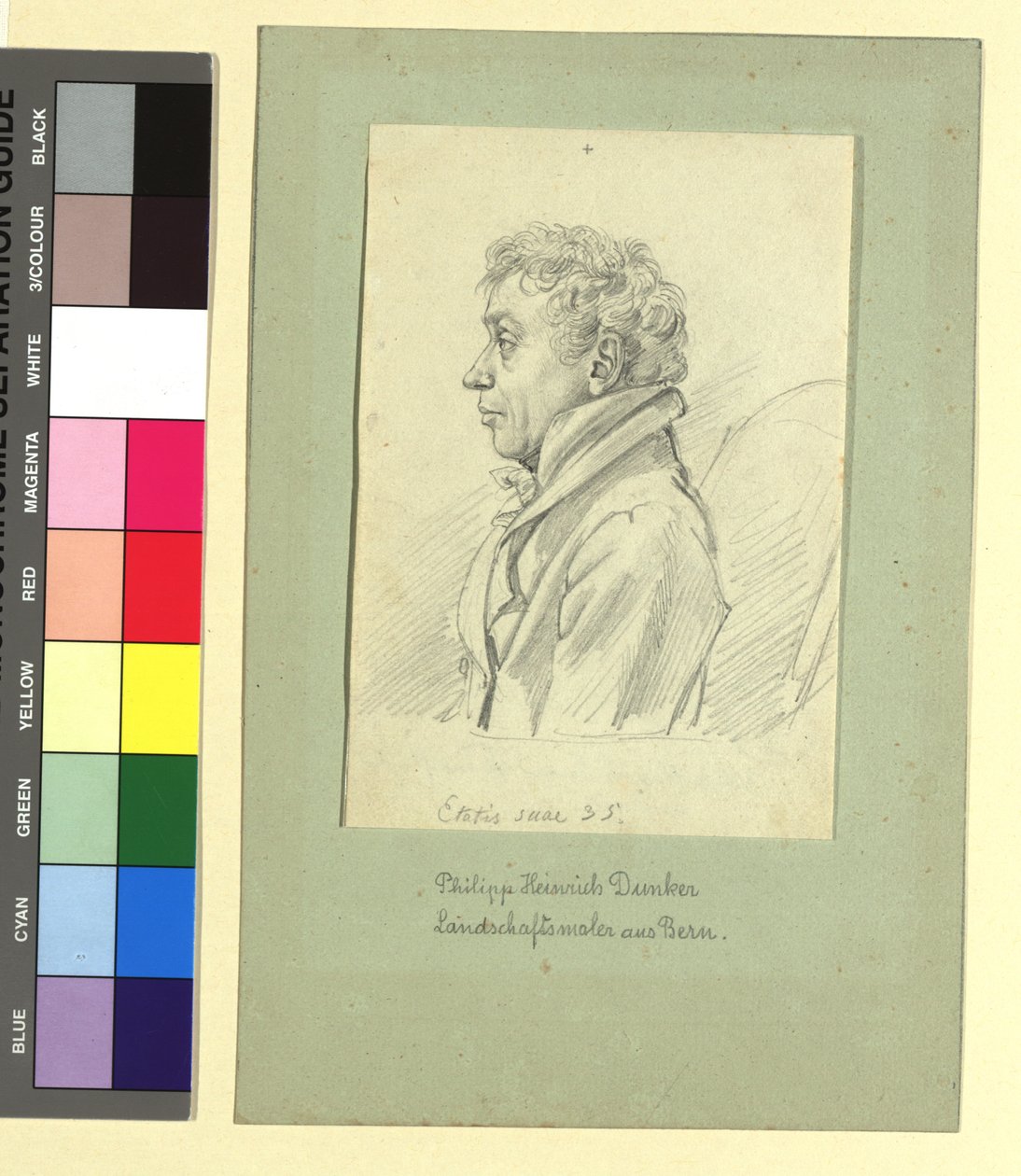 Philipp Heinrich Dunker (1779-1836), taidemaalari tekijältä Johann Adam Klein