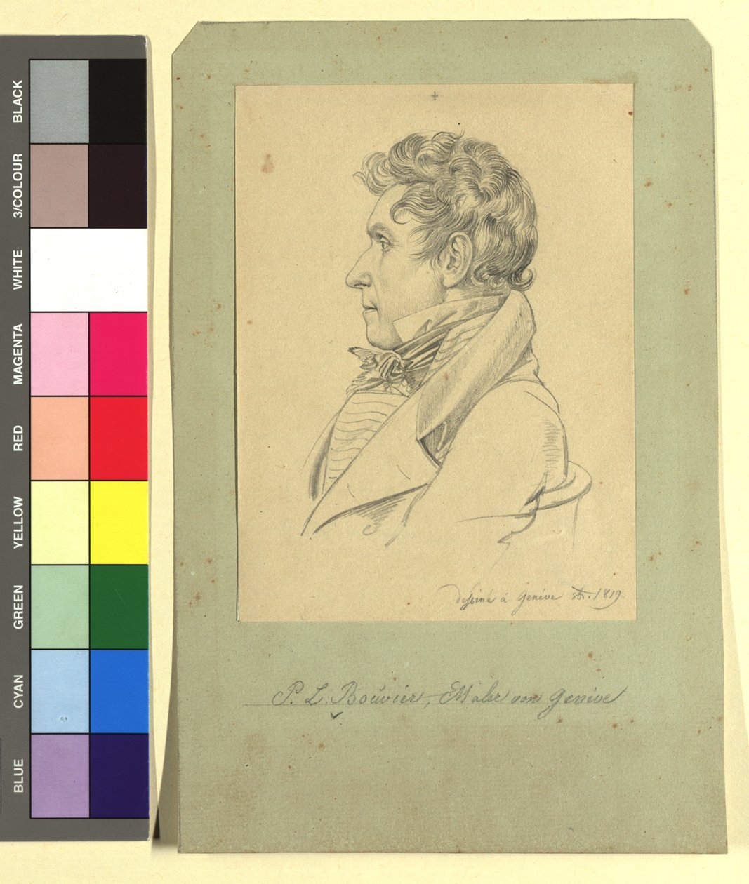 Pierre Louis Bouvier (1766–1836), muotokuvamaalari tekijältä Johann Adam Klein
