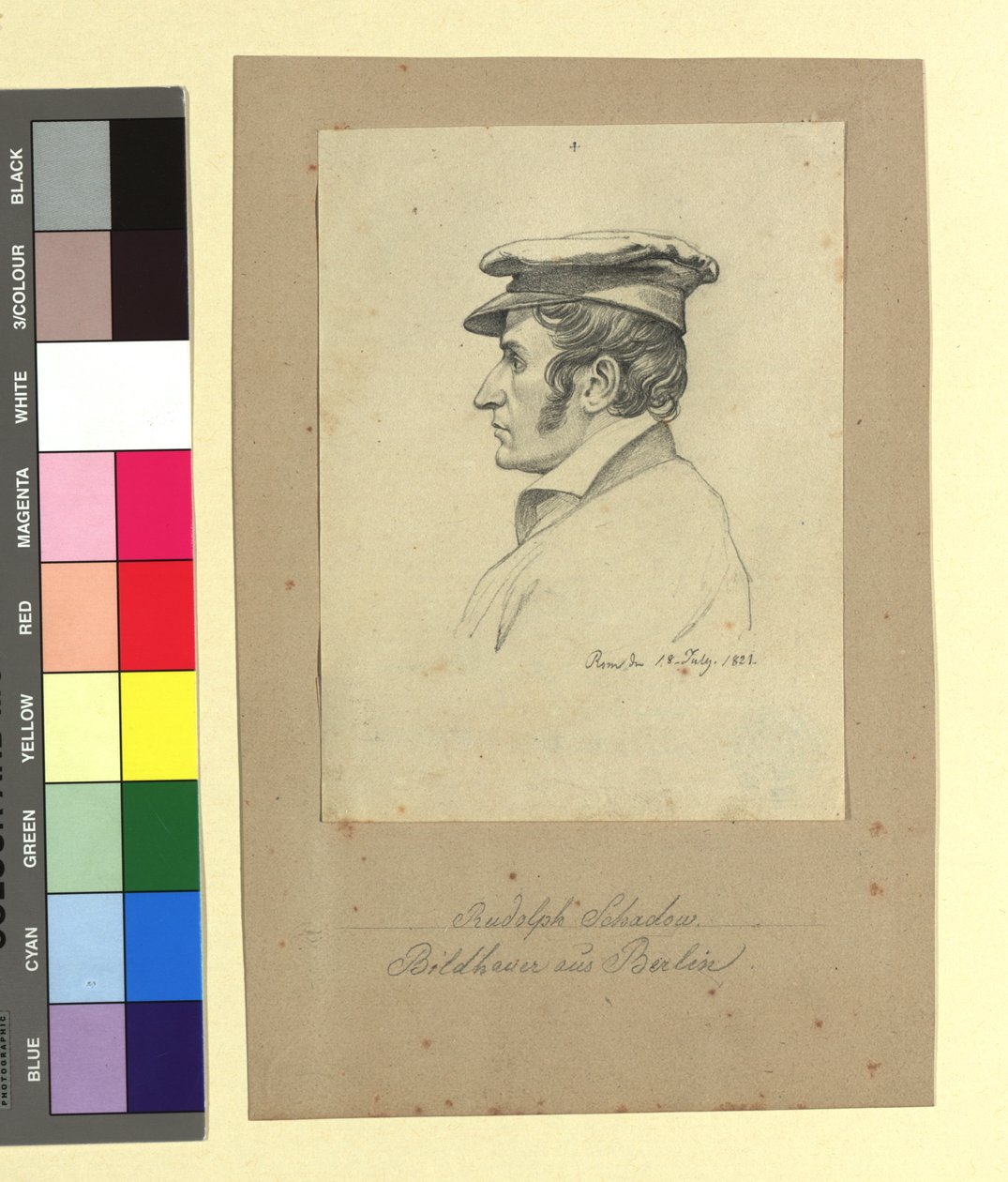 Rudolf Schadow (1786–1822), kuvanveistäjä tekijältä Johann Adam Klein