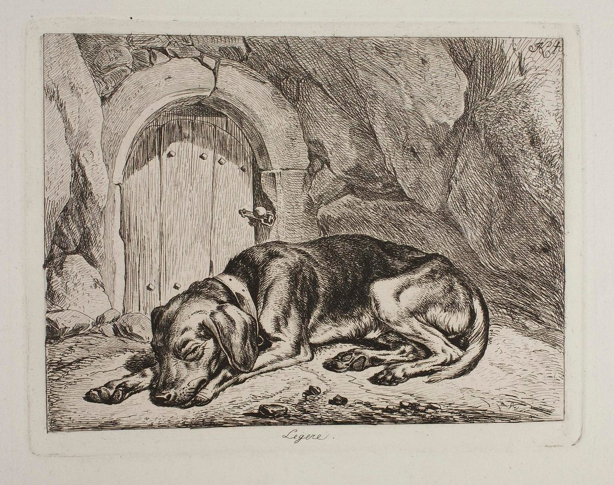 The Dog Legere tekijältä Johann Adam Klein