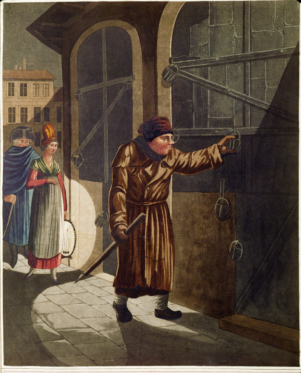 Yövartija, sarjasta wieniläisiä tyyppejä ... tekijältä Johann Adolph Opitz