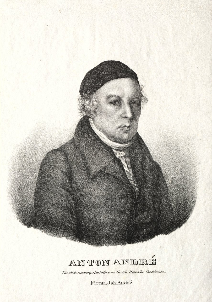 Anton Andrén muotokuva. tekijältä Johann André