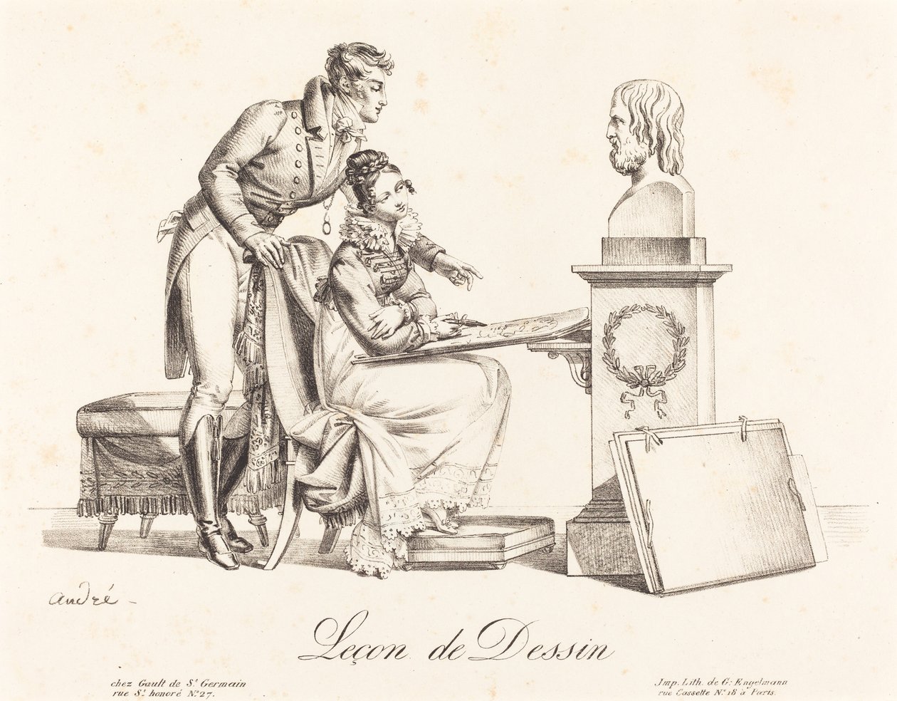 Piirustustunti Piirustustunti. tekijältä Johann Anton André