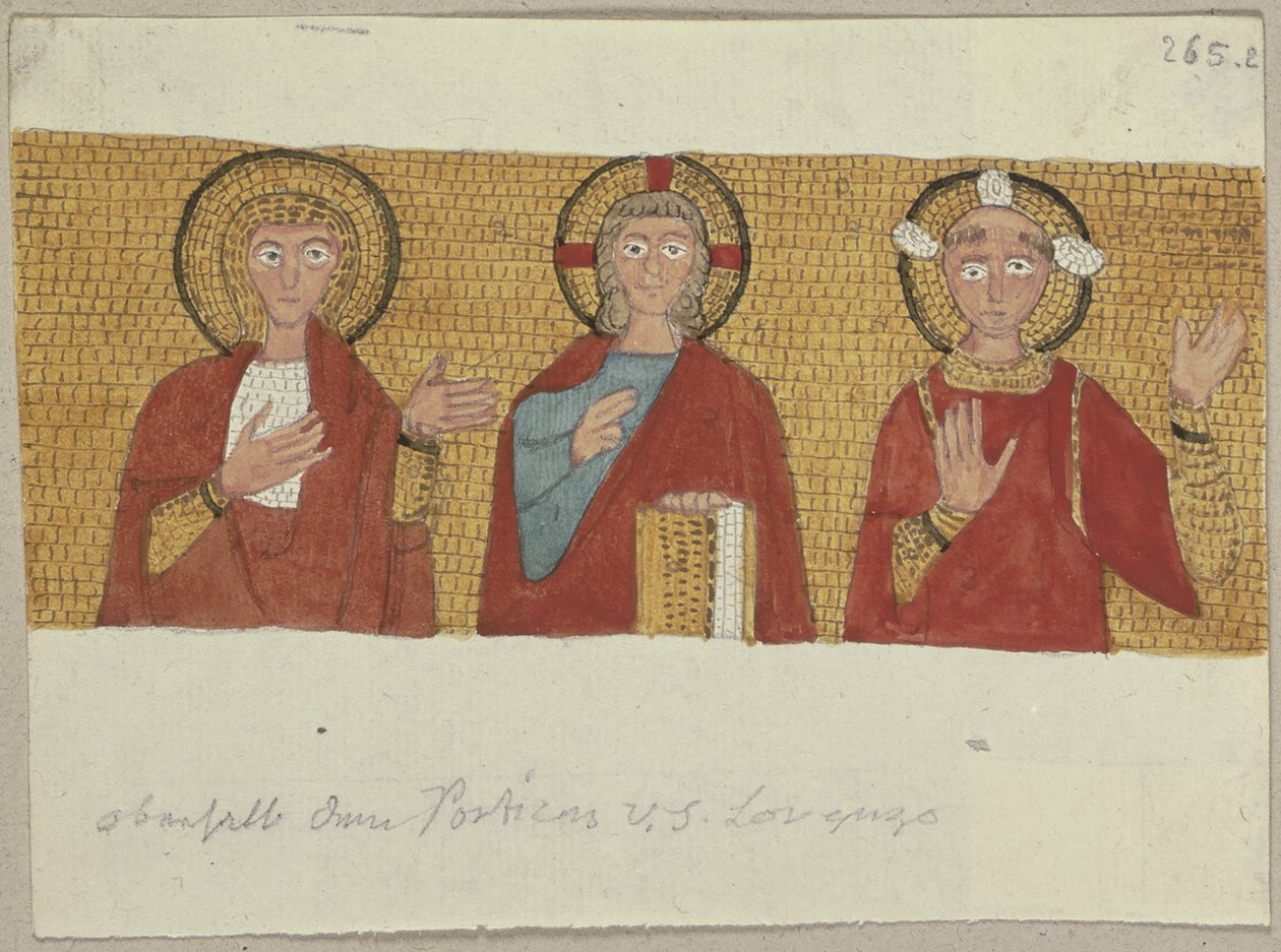 Aus: Sammlung von Umrissen und Durchzeichnungen, Band 1, Blatt 100 tekijältä Johann Anton Ramboux