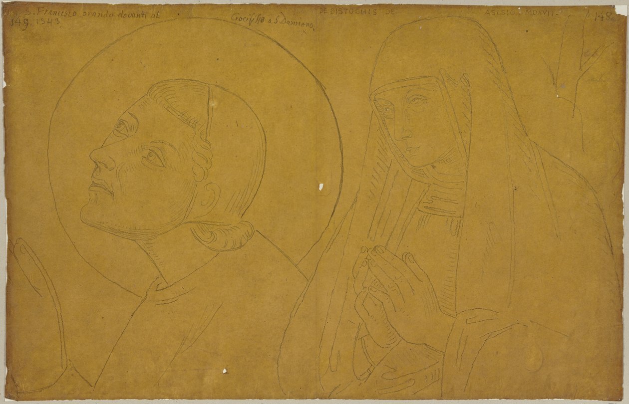 Aus: Sammlung von Umrissen und Durchzeichnungen, Band 3, Blatt 102 tekijältä Johann Anton Ramboux