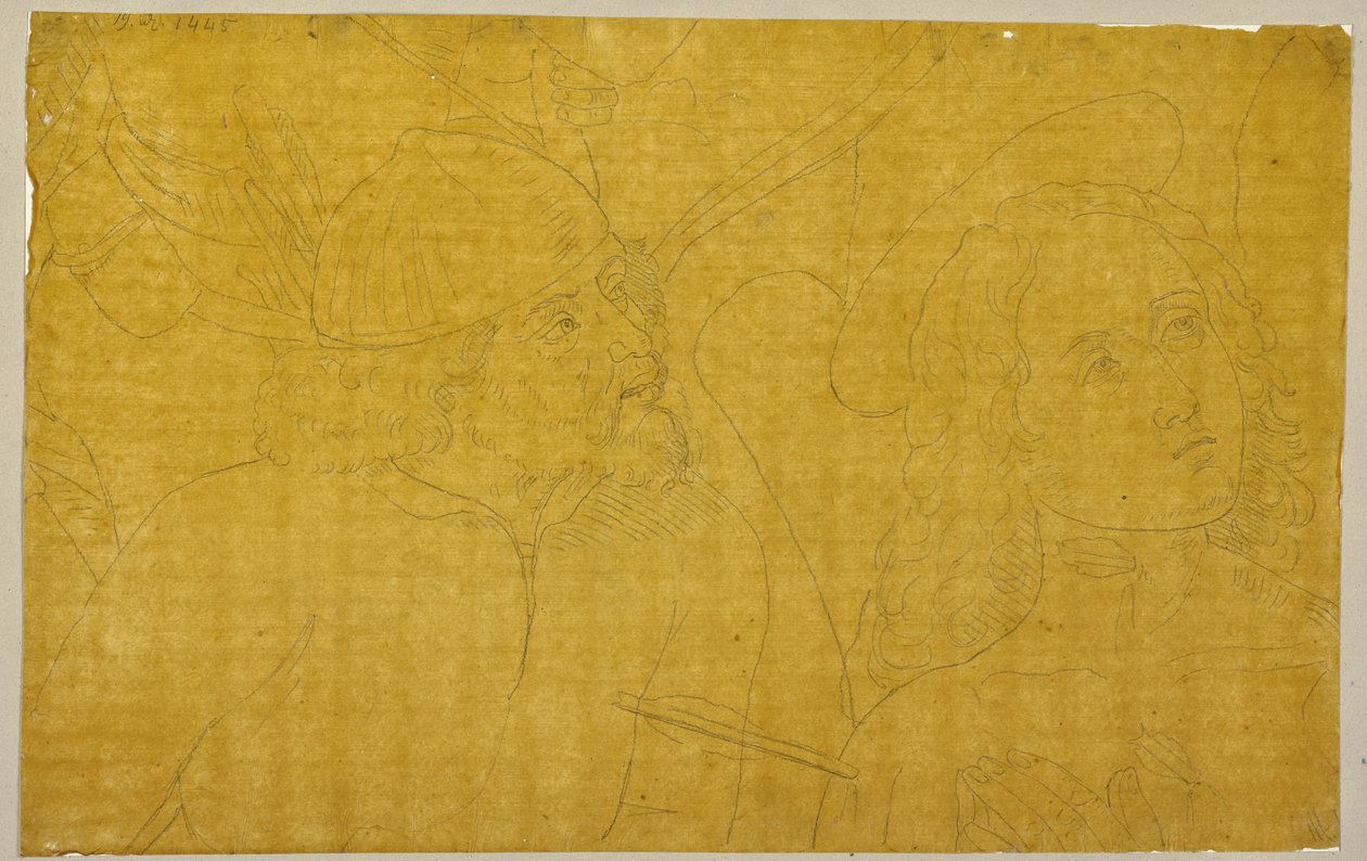Aus: Sammlung von Umrissen und Durchzeichnungen, Band 7, Blatt 67 tekijältä Johann Anton Ramboux