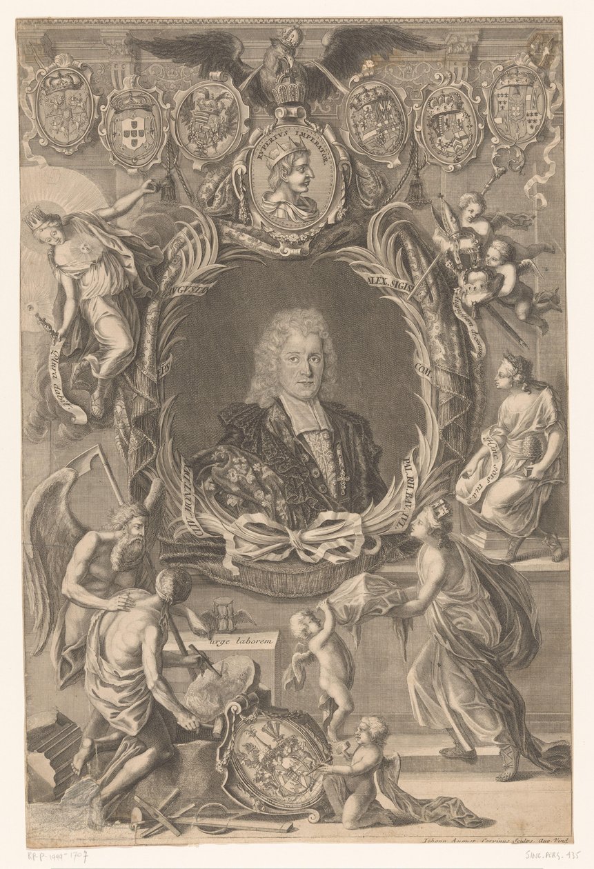 Alexander Sigismund Paltsgraaf van Neuburgin muotokuva tekijältä Johann August Corvinus