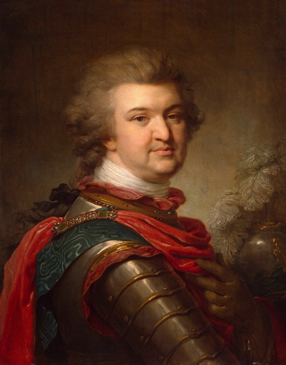 Prinssi Grigori Potemkinin muotokuva, n. 1790 tekijältä Johann Baptist Edler von Lampi
