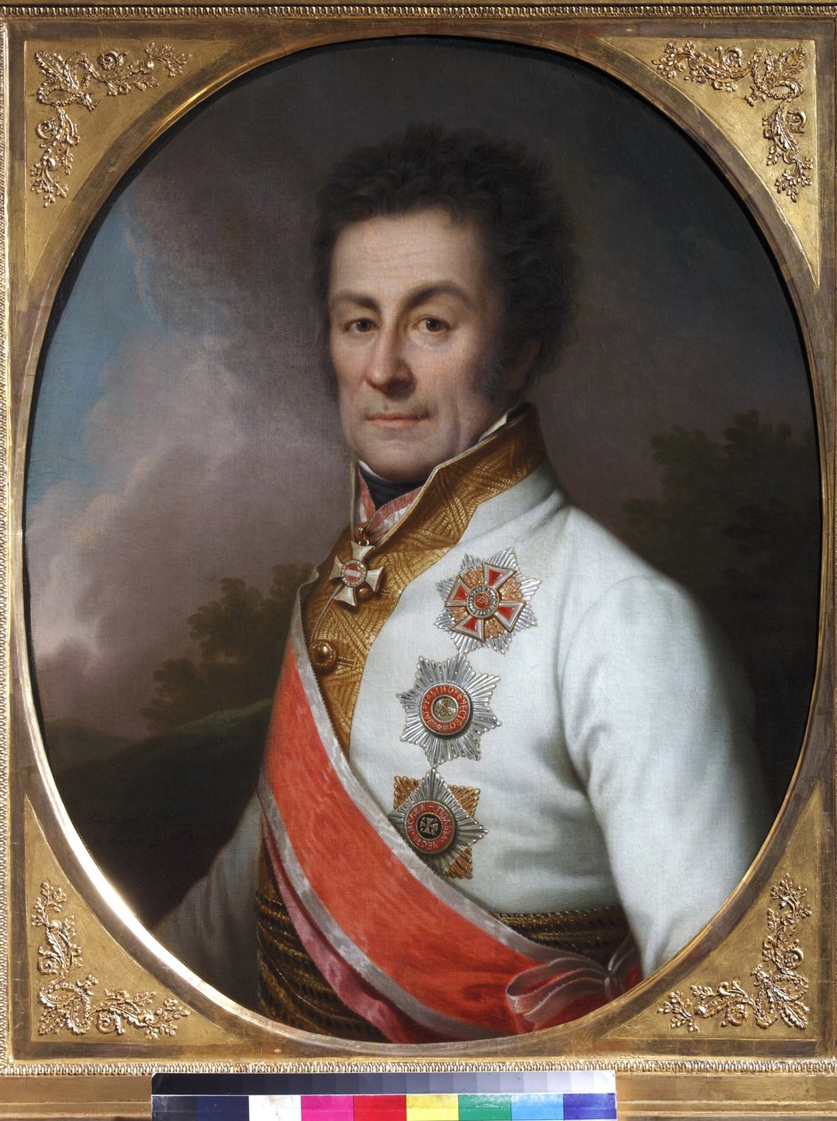 Kenraali Johan von Klenau und Janowitz - Kenraali Johann Graf von Klenaun (1758-1819) muotokuva - Johann Baptist von Lampi, nuorempi (1775-1837). Öljy kankaalle tekijältä Johann Baptist II Lampi