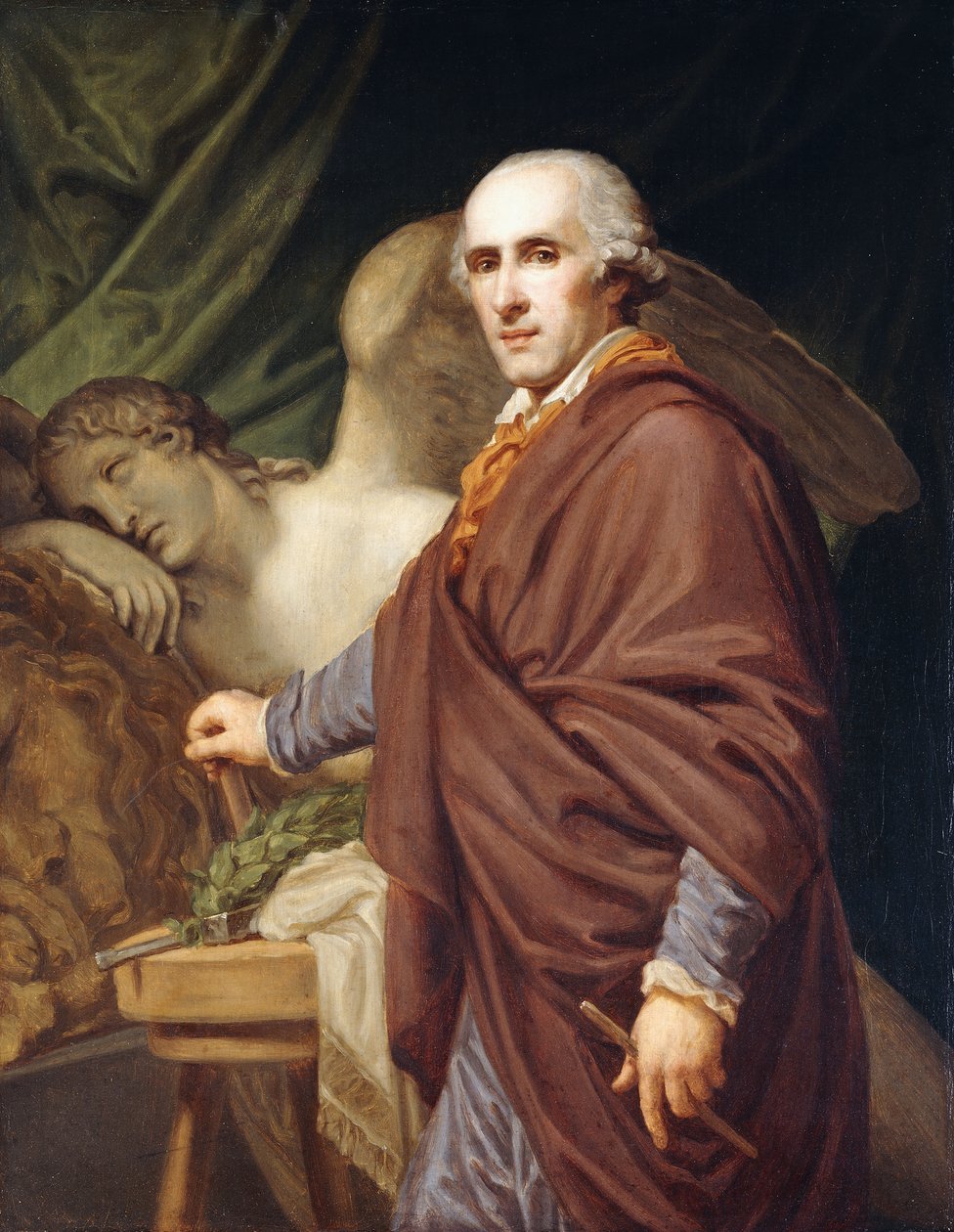 Antonio Canovan muotokuva tekijältä Johann Baptist Edler von Lampi