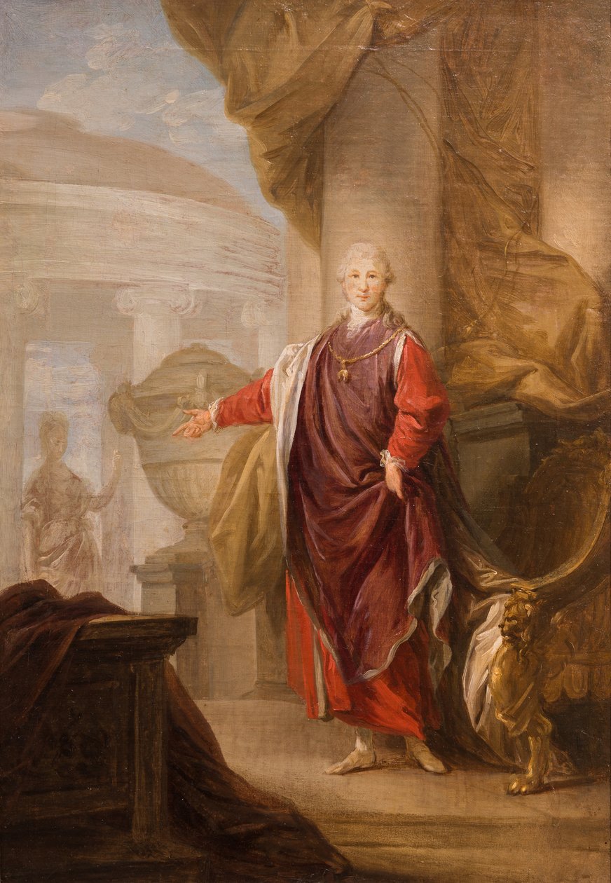 Kaunitz-Rietbergin prinssin Wenzel Antonin muotokuva tekijältä Johann Baptist I Lampi