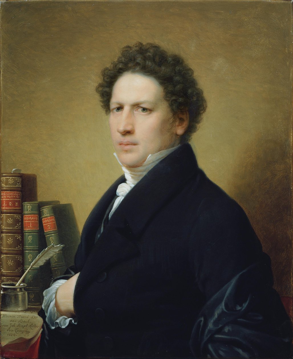 Tohtori von Bach tekijältä Johann Baptist Lampi d. Ä.
