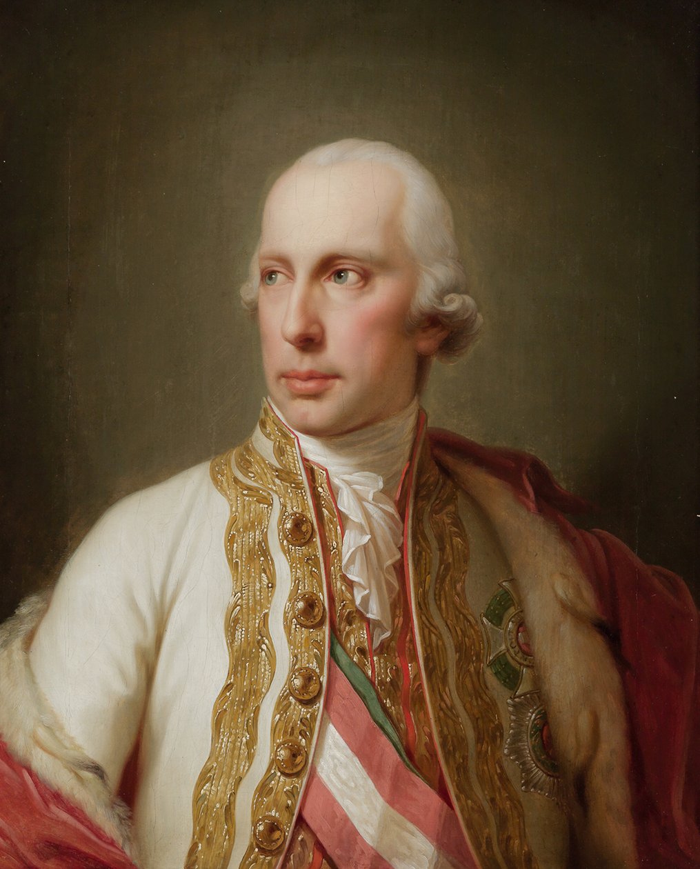 Pyhän Rooman keisarin Francis II:n muotokuva 1768-1835 tekijältä Johann Baptist Lampi the Younger
