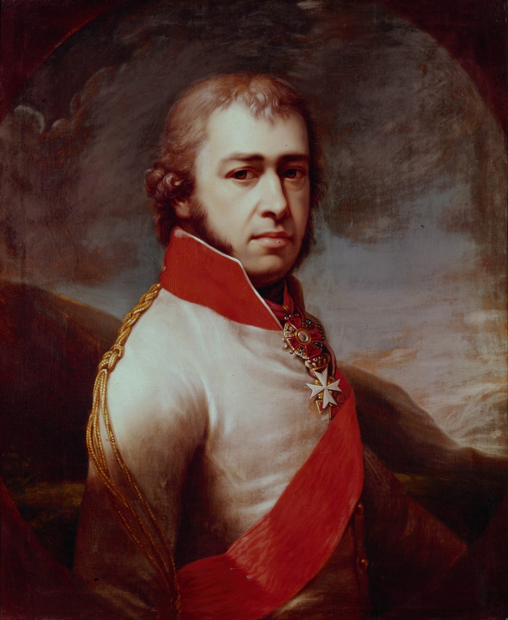 Kreivi Boris Vladimirovich Golitsynin muotokuva 1769-1813, 1797 tekijältä Johann Baptist von Lampi the Elder