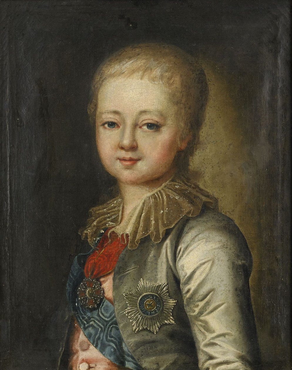 Suurruhtinas Aleksanteri Pavlovich Aleksanteri I:n muotokuva lapsena tekijältä Johann Baptist von Lampi the Elder