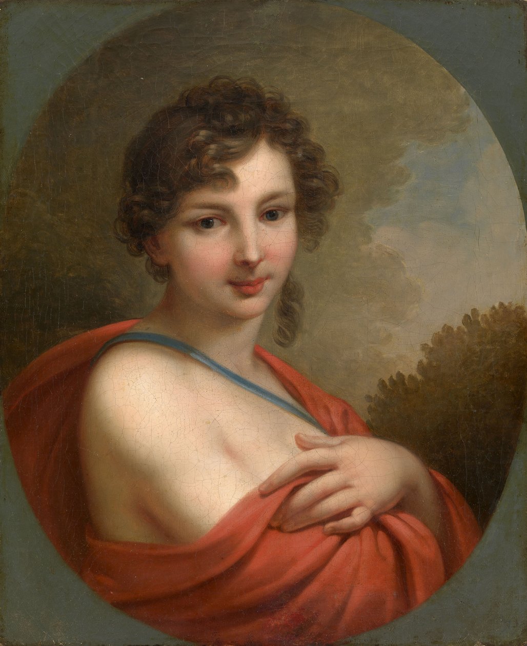 Elena Naryshkinan muotokuva 17851855, 1800 tekijältä Johann Baptist von Lampi the Elder