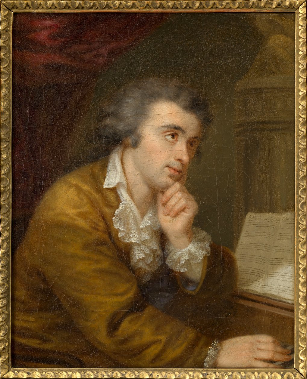 Pianisti ja säveltäjä Joseph Wölflin muotokuva 1773-1812, n. 1795. tekijältä Johann Baptist von Lampi the Elder
