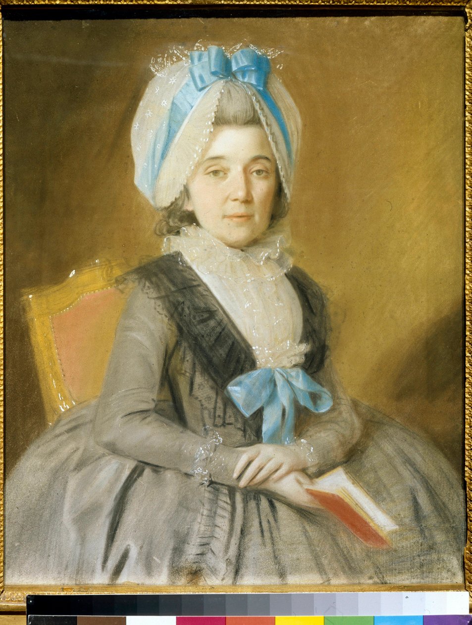Prinsessa Praskovja Ivanovna Galitzinen (1734-1802) muotokuva - Johann Bardoun (1745-1788) piirustus - Prinsessa Praskovja Ivanovna Golitsynan (1734-1802) muotokuva - Johann Bardoun pastelli pergamentille (aktiivinen -17847)5-14x847 cm - Valtio Tretjakov tekijältä Johann Bardou