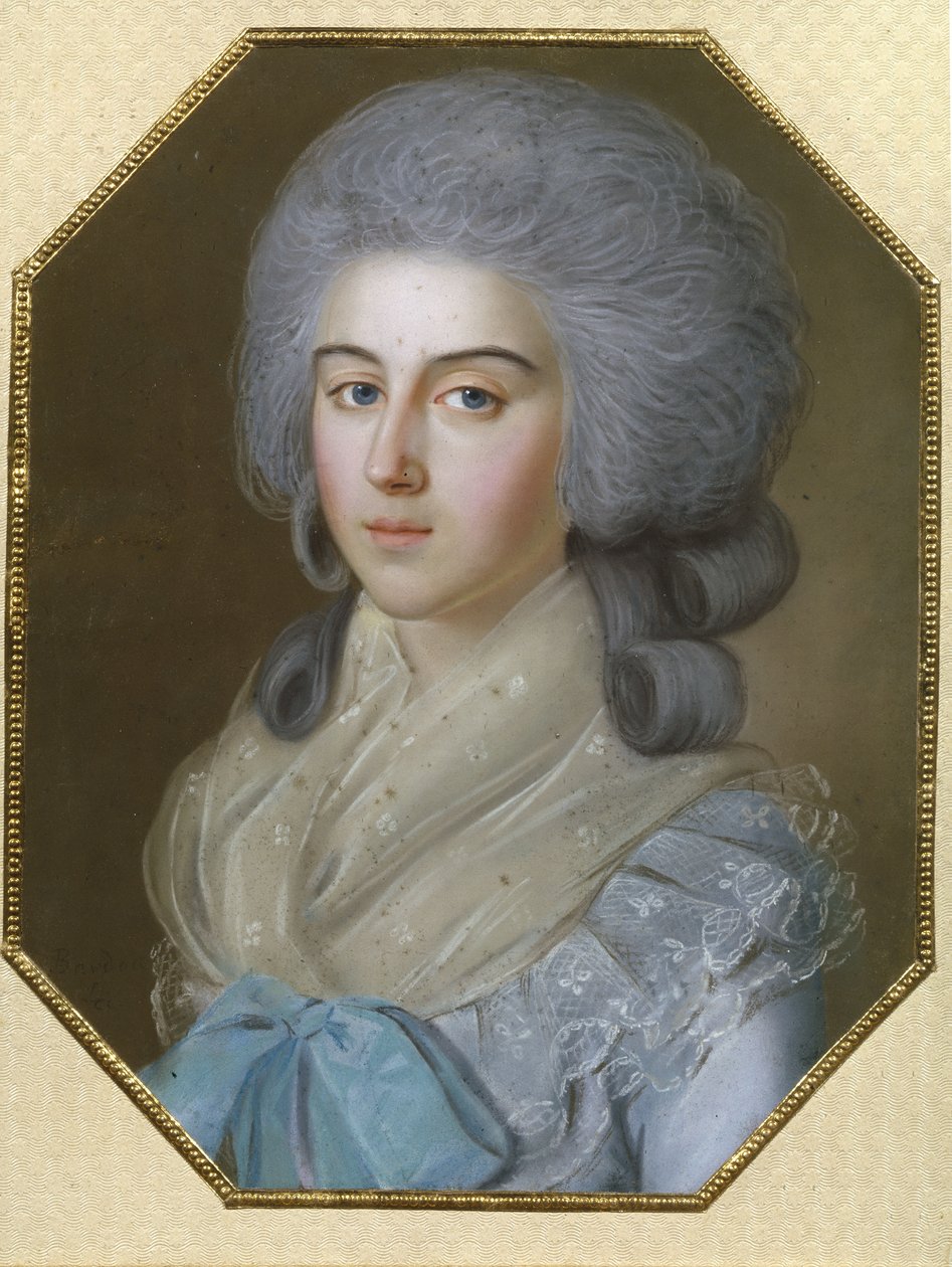 Kreivitär Anna Aleksandrovna Golitsynan muotokuva, Baroness Stroganova 1739-1816, 1786 tekijältä Johann Bardou