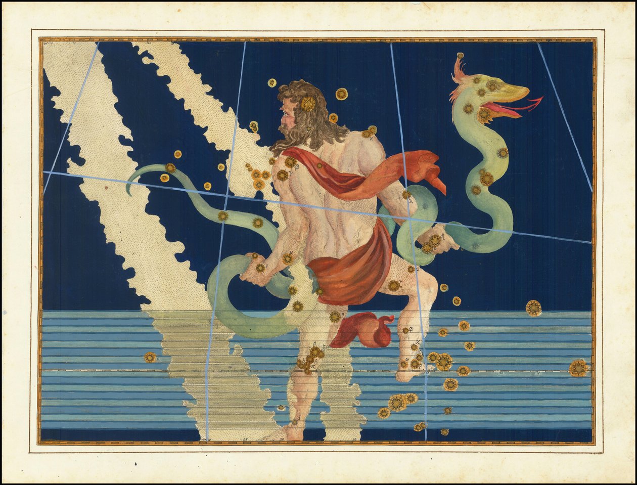 Johann Bayer, Ophiuchus ja Serpentarius tekijältä Johann Bayer