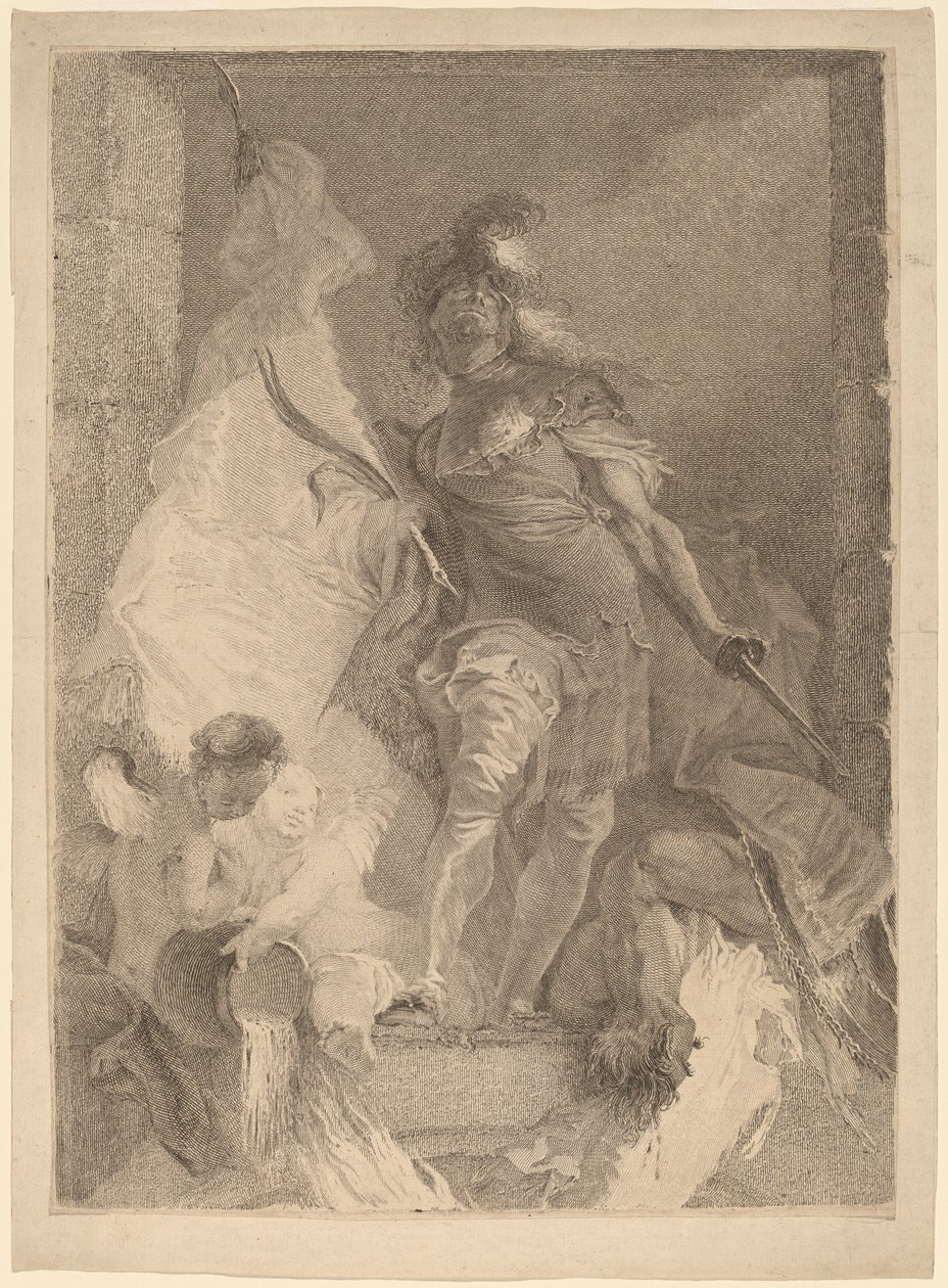 Saint-Florian tekijältä Johann Beheim after Franz Anton Maulbertsch