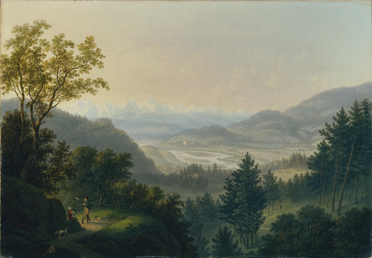 Habsburgien raunioiden ympäristö tekijältä Johann Caspar Rahn