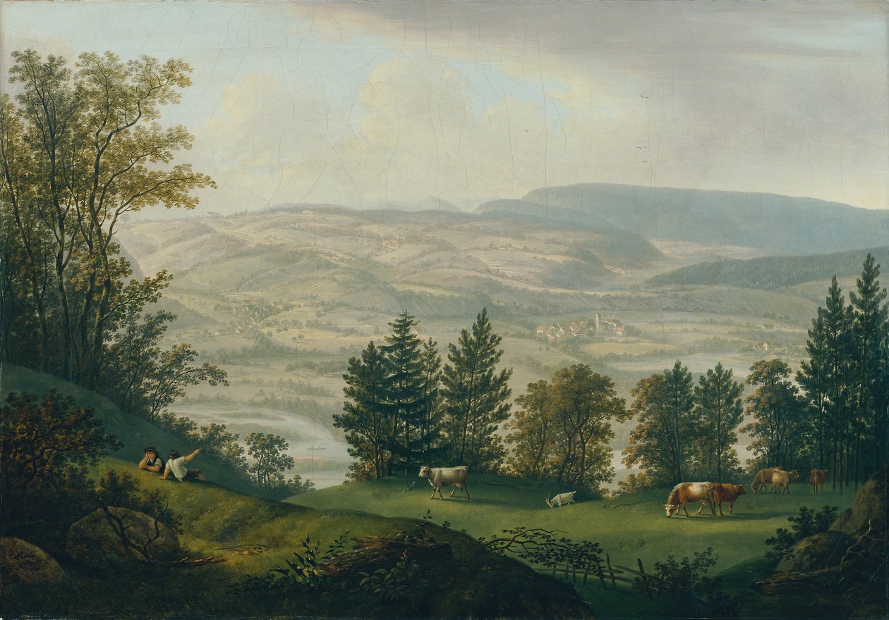Habsburgien raunioiden ympäristö tekijältä Johann Caspar Rahn