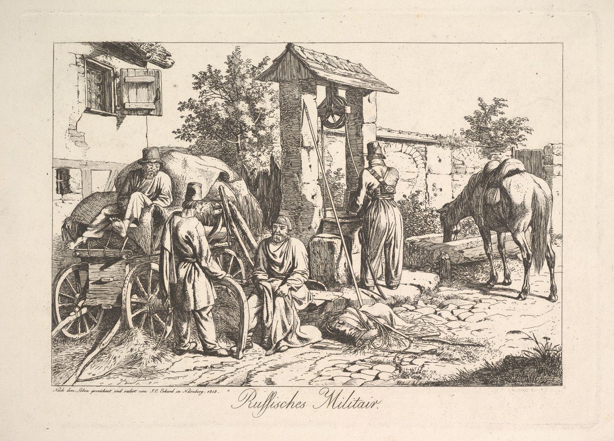 Cosac al Pou, 1815. finlandès tekijältä Johann Christian Erhard