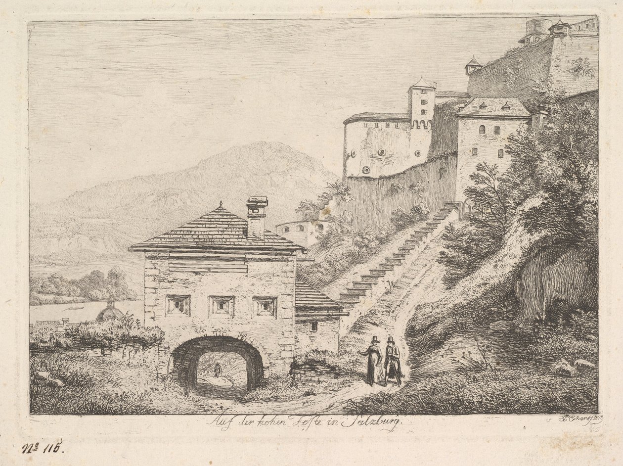 Suuri juhla Salzburgissa, 1819. tekijältä Johann Christian Erhard