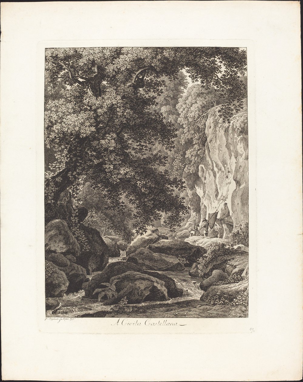 Cività Castilianille tekijältä Johann Christian Reinhart