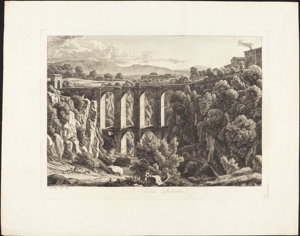 Cività Castilianille tekijältä Johann Christian Reinhart