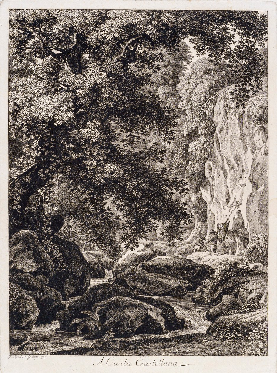 Johann Christian Reinhart A Civita Castellana 1793 tekijältä Johann Christian Reinhart