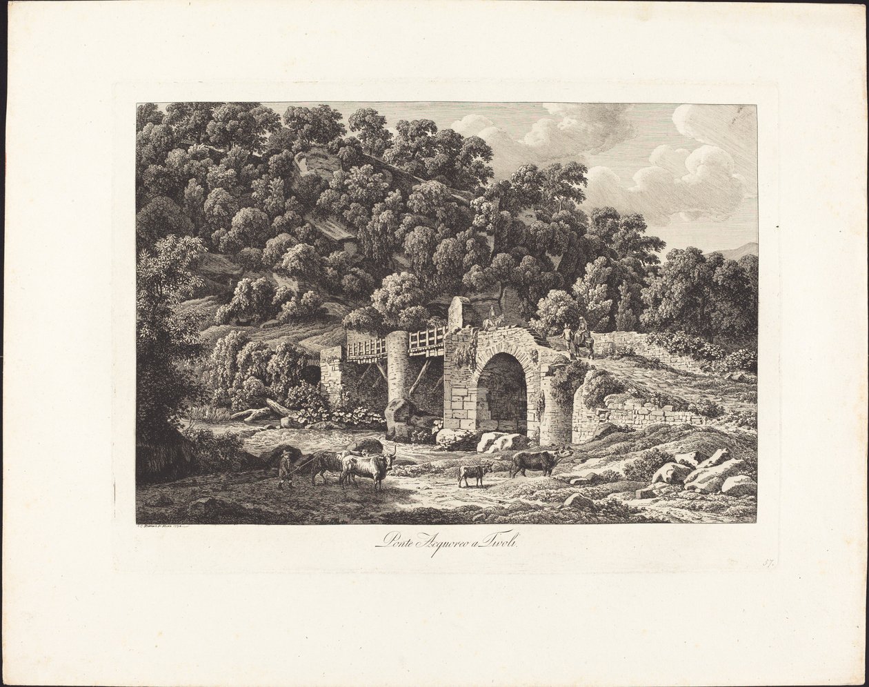 Acquoreo Bridge Tivolissa tekijältä Johann Christian Reinhart