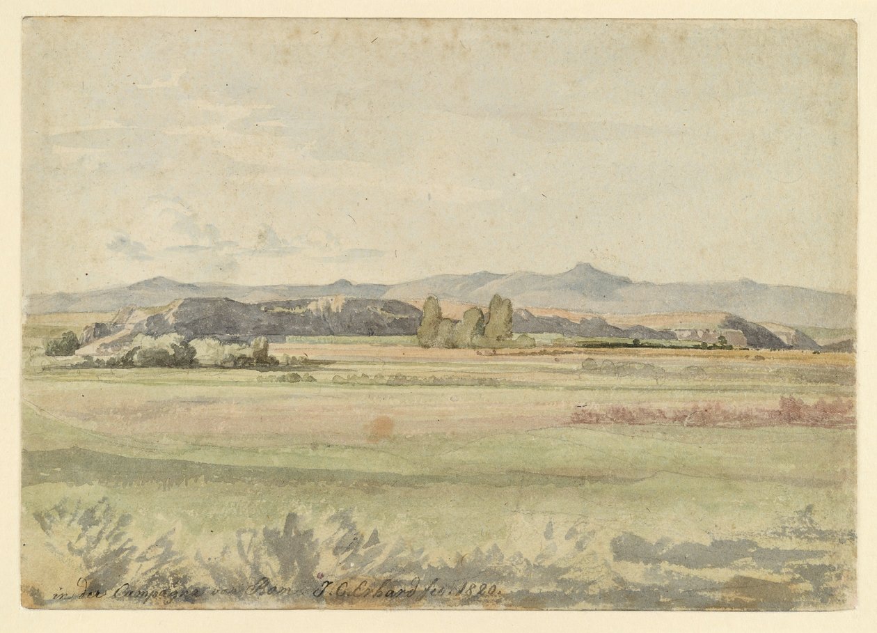 Campagnan maisema tekijältä Johann Christoph Erhard