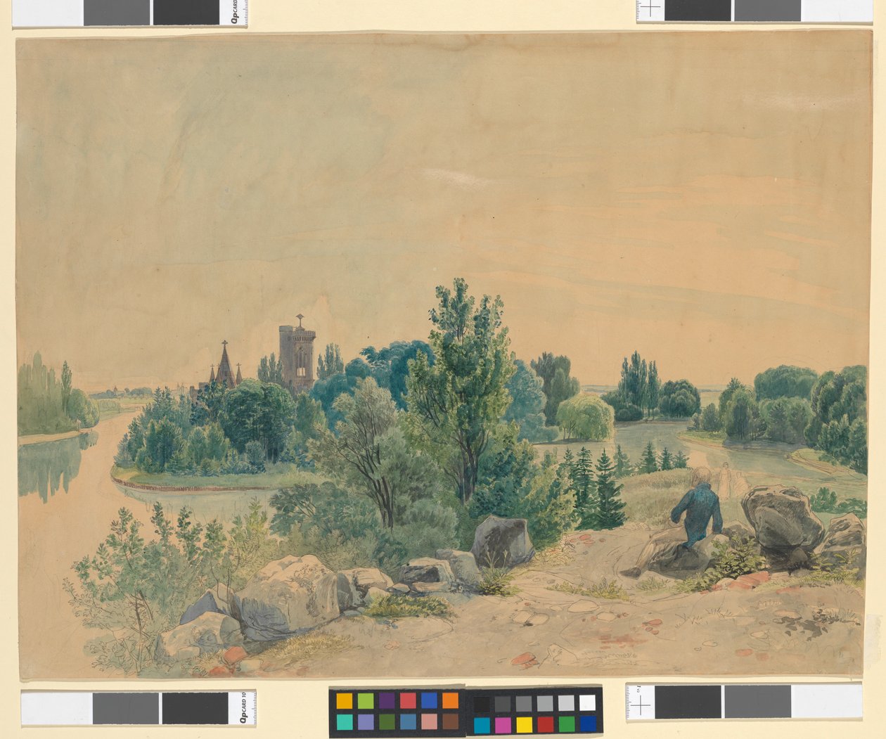 Franzensburg Laxenburgissa tekijältä Johann Christoph Erhard