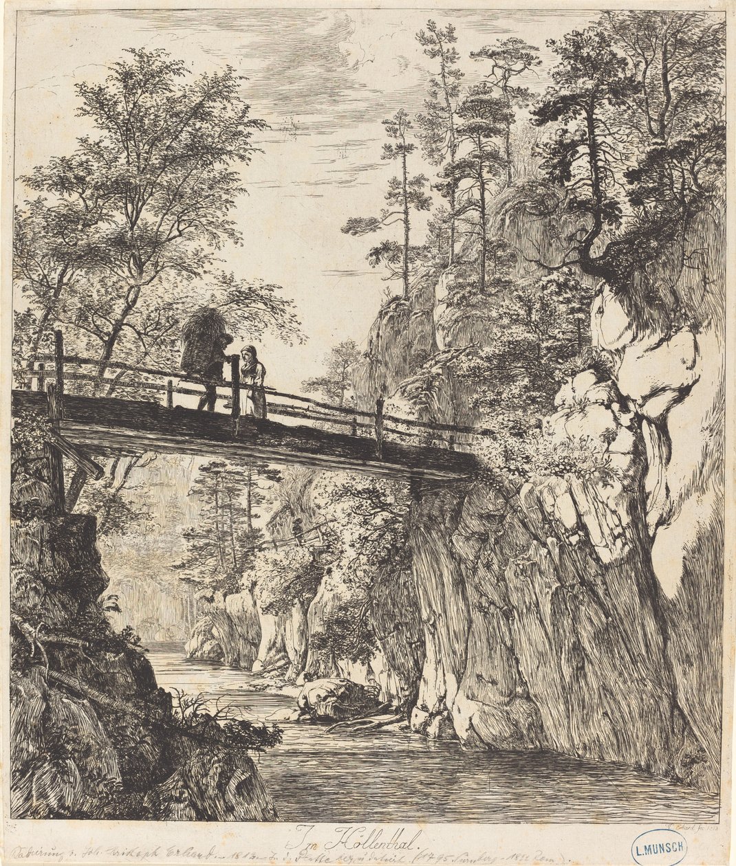 Im Höllenthal (Höllenin laaksossa) tekijältä Johann Christoph Erhard