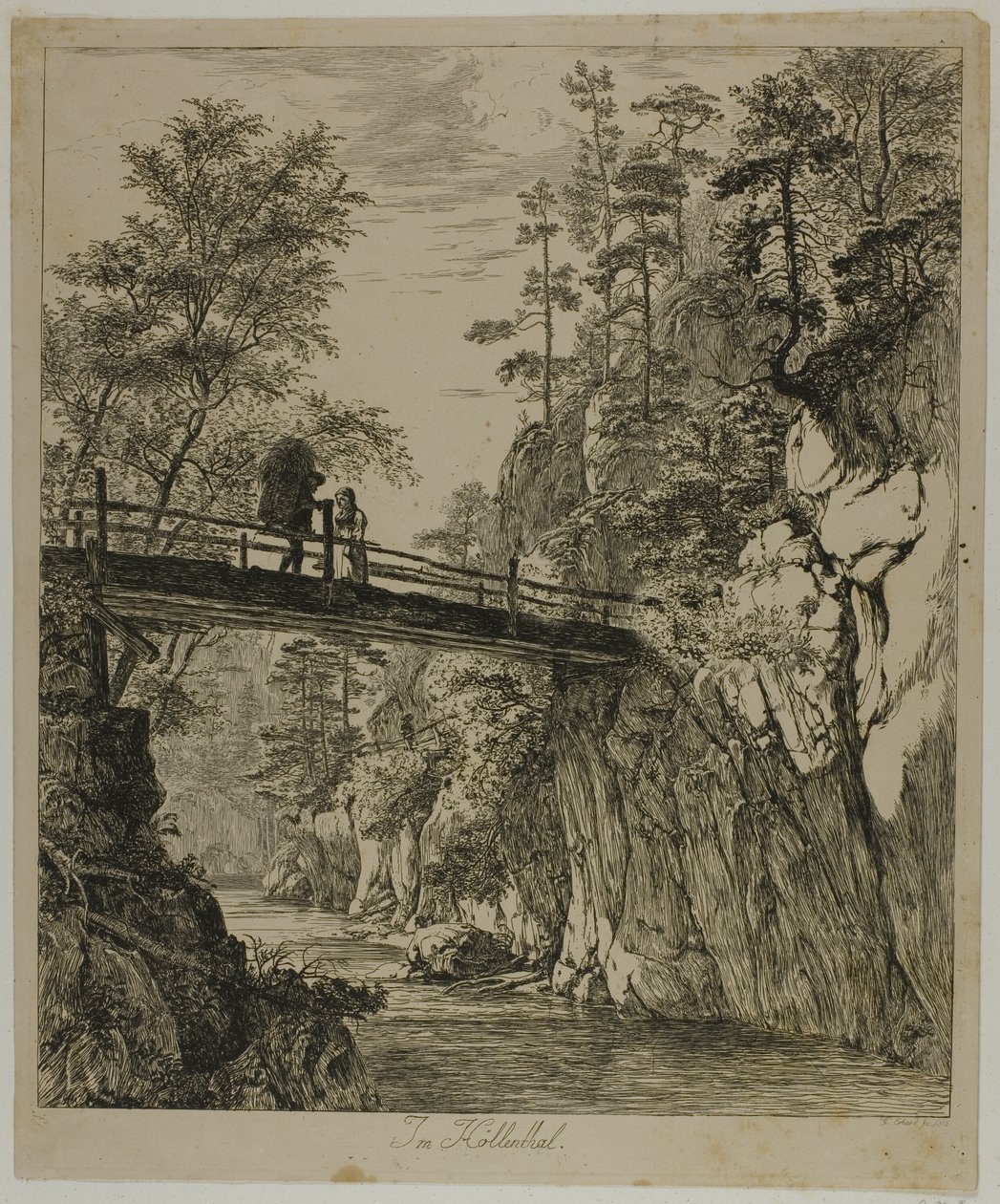 Höllenthalissa tekijältä Johann Christoph Erhard