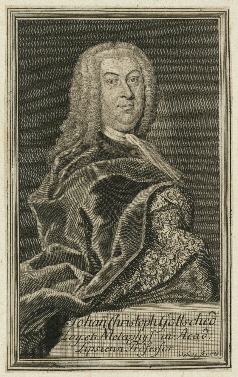 Gottsched tekijältä Johann Christoph Sysang