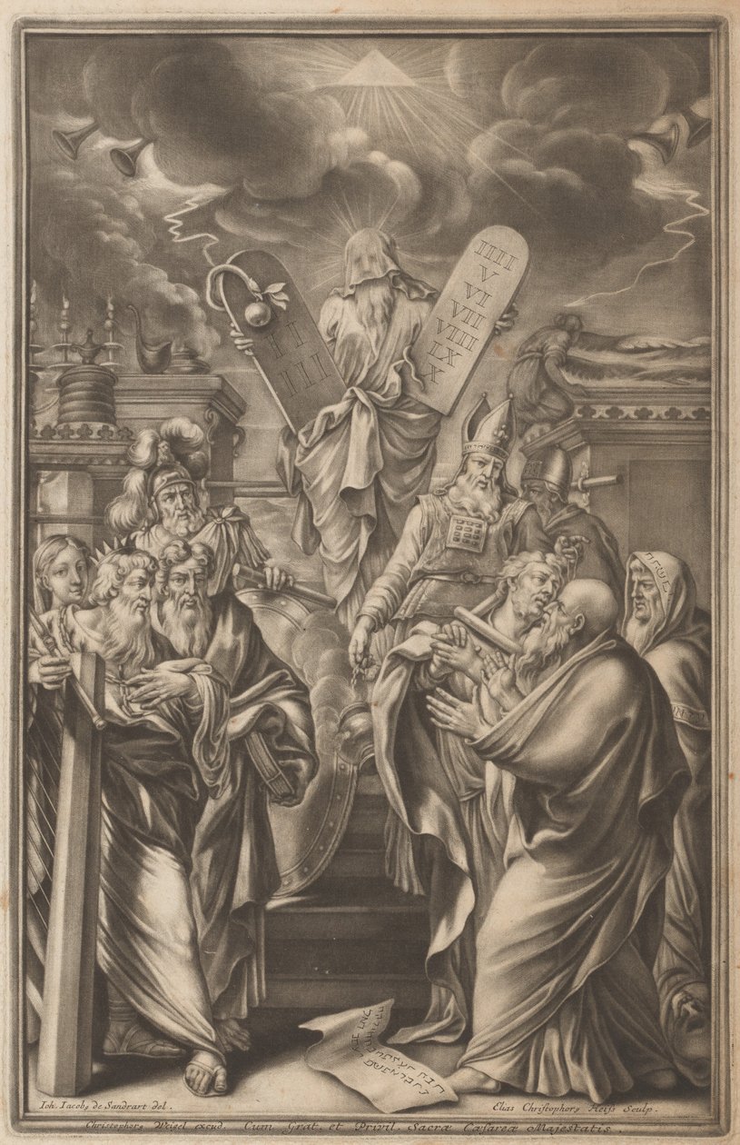 Ectypa Bible (kuvallinen raamattu) tekijältä Johann Christoph Weigel