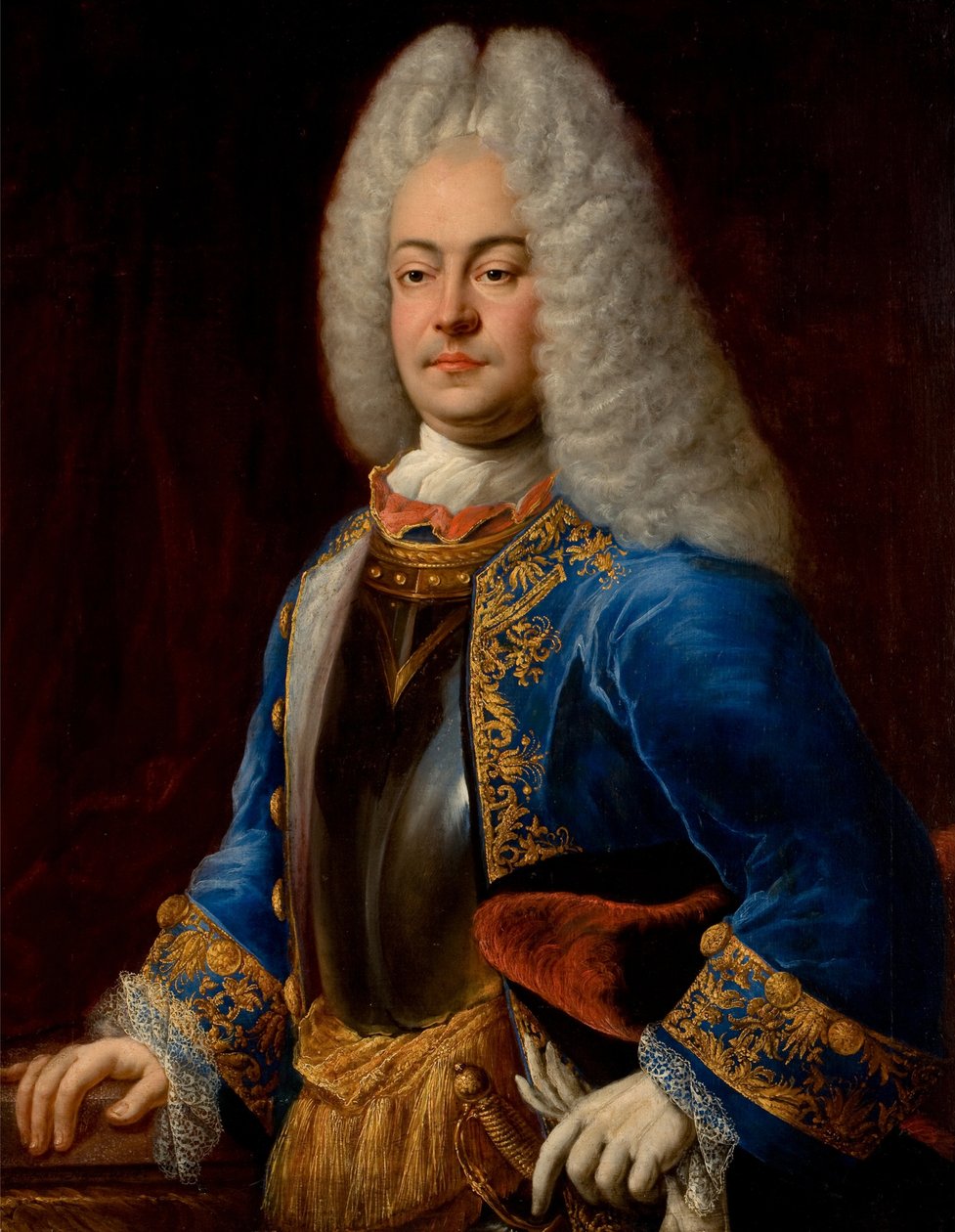 George Albert, prinssi de Frise orientale - George Albert (1690-1734), Itä-Frisian prinssi, Eichler, Johann Conrad (1688-1748). Öljy kankaalle tekijältä Johann Conrad Eichler