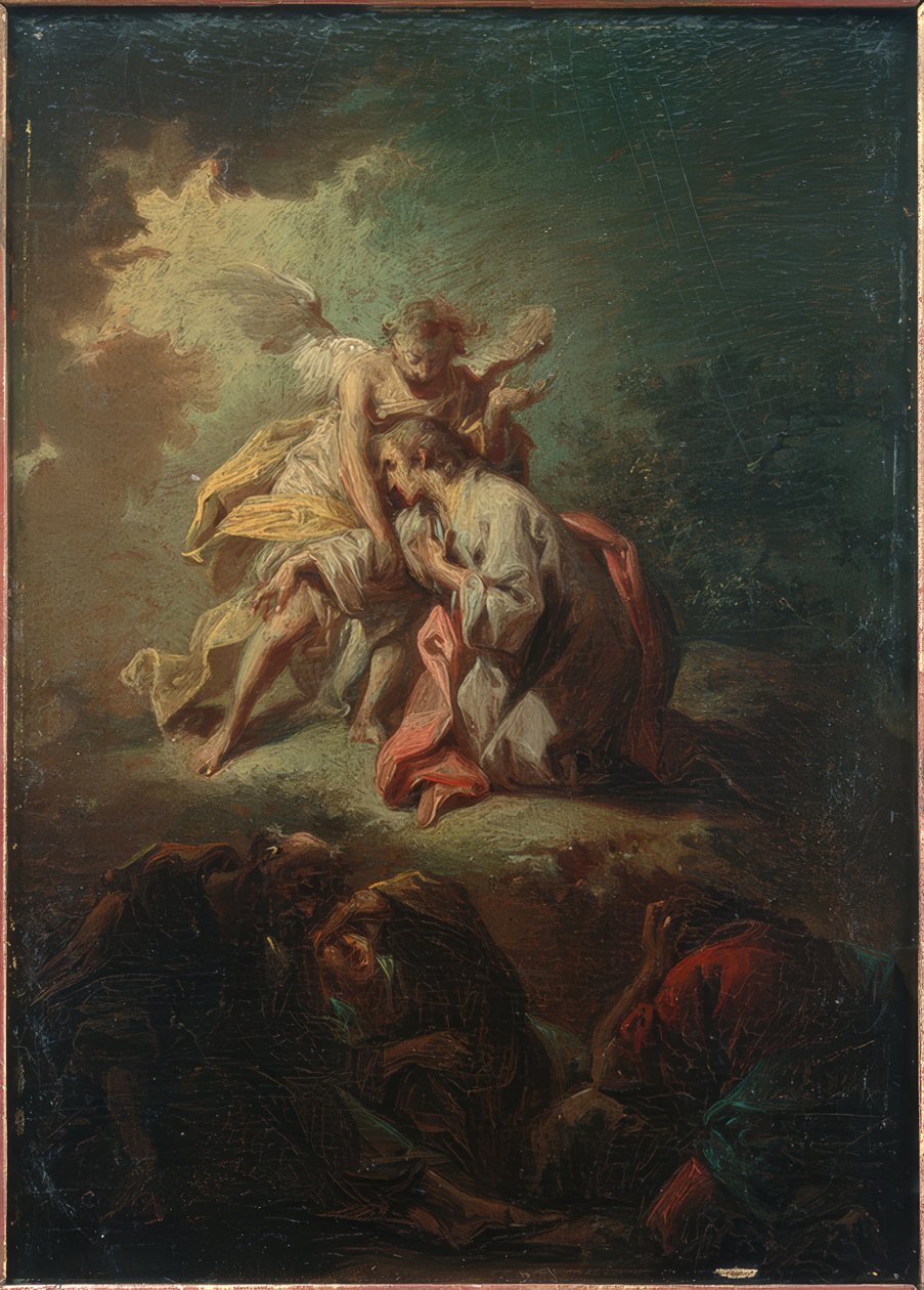 Kristus Öljymäellä tekijältä Johann Conrad Seekatz