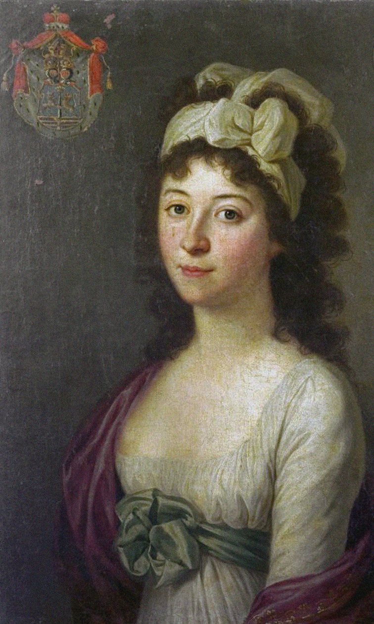Kreivitär Anna Luisa Barbara Babette Odescalchi 1778-1813, os. Keglevich de Buzin. tekijältä Johann Daniel Donat