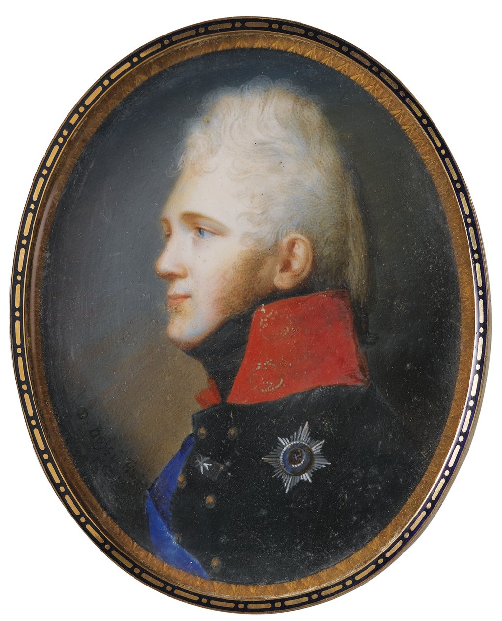 Keisari Aleksanteri I:n muotokuva 1777-1825, 1805 tekijältä Johann Dominik Bossi